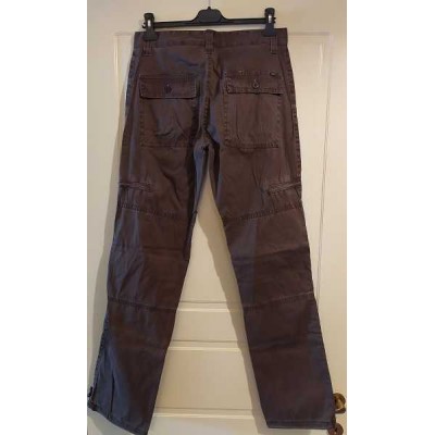 Oxer pantalone casual uomo in cotone brown - PTU 005 Italianfashionglam