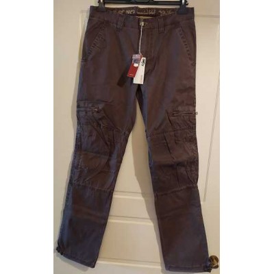 Oxer pantalone casual uomo in cotone brown - PTU 005 Italianfashionglam