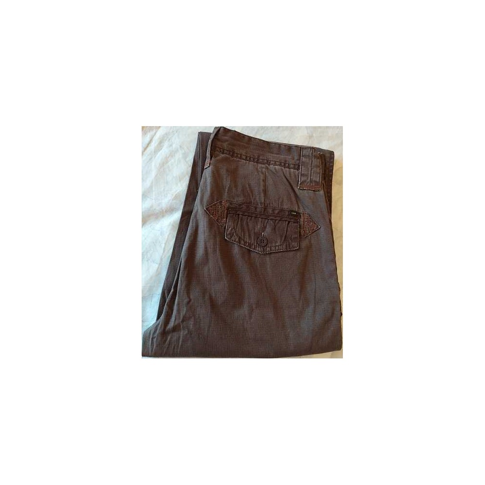 Oxer pantalone uomo chino in cotone brown - PTU 006 Italianfashionglam Oxer pantalone uomo chino in cotone brown - PTU 006 Italianfashionglam