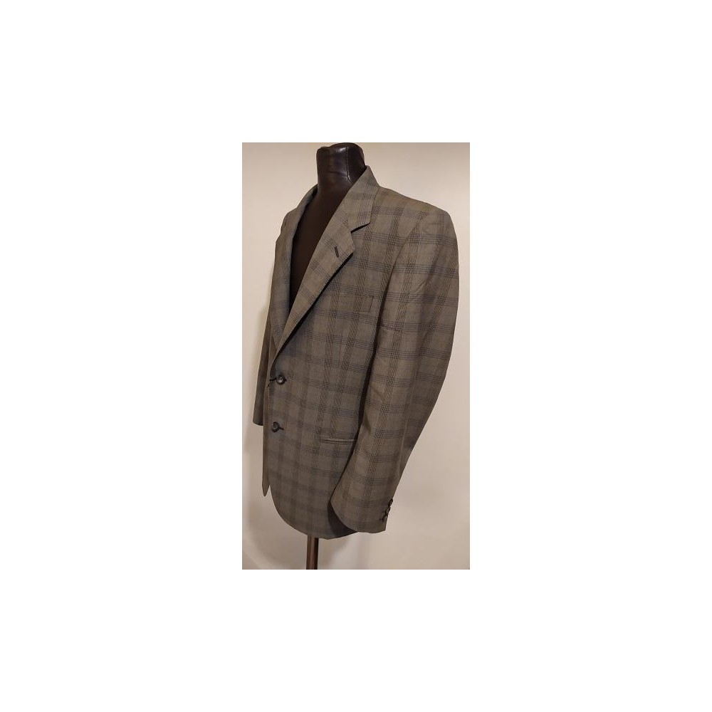Nicolò Barbaro giacca classica uomo in lana color tortora - GIUO 018 Italianfashionglam
