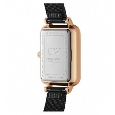 Daniel Wellington Quadro Pressed Ashfield DW00100433 Orologio da donna- Italianfashionglam