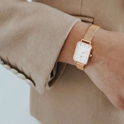 Daniel Wellington Quadro Pressed Melrose DW00100445 Orologio da donna - Italianfashionglam