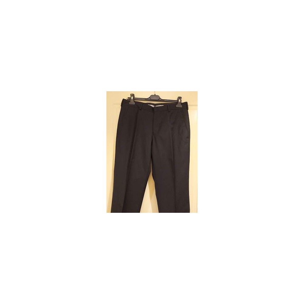 Emporio Armani - Pantalone glam uomo in fresco lana nero - Italianfashionglam Emporio Armani - Pantalone glam uomo in fresco lana nero - Italianfashionglam