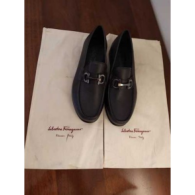 Salvatore Ferragamo mocassino chic uomo in pelle marrone - Italianfashionglam