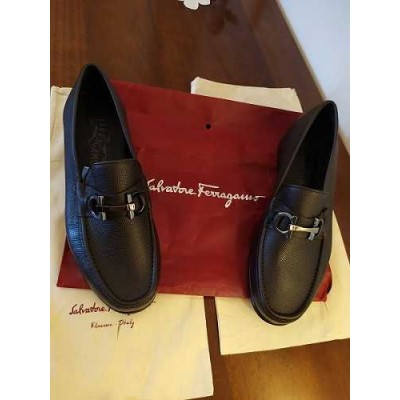 Salvatore Ferragamo mocassino chic uomo in pelle marrone - Italianfashionglam