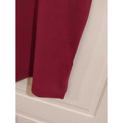 Burberry - Polo glamour da uomo in cotone rosso - Italianfashionglam