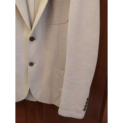 Eredi Pisanò Roma - Giacca glam uomo in cotone beige - Italianfashionglam