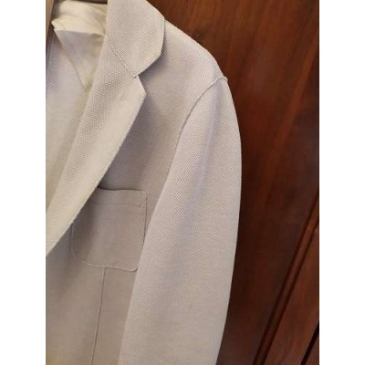 Eredi Pisanò Roma - Giacca glam uomo in cotone beige - Italianfashionglam