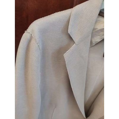 Eredi Pisanò Roma - Giacca glam uomo in cotone beige - Italianfashionglam