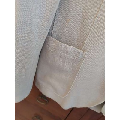 Eredi Pisanò Roma - Giacca glam uomo in cotone beige - Italianfashionglam