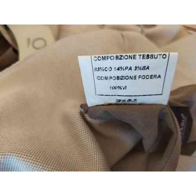 Eredi Pisanò Roma - Giacca glam uomo in cotone beige - Italianfashionglam