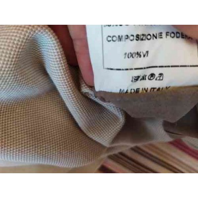 Eredi Pisanò Roma - Giacca glam uomo in cotone beige - Italianfashionglam