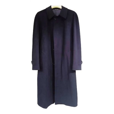 Canali - Cappotto da uomo in cashemere Loro Piana blu - Italianfashionglam