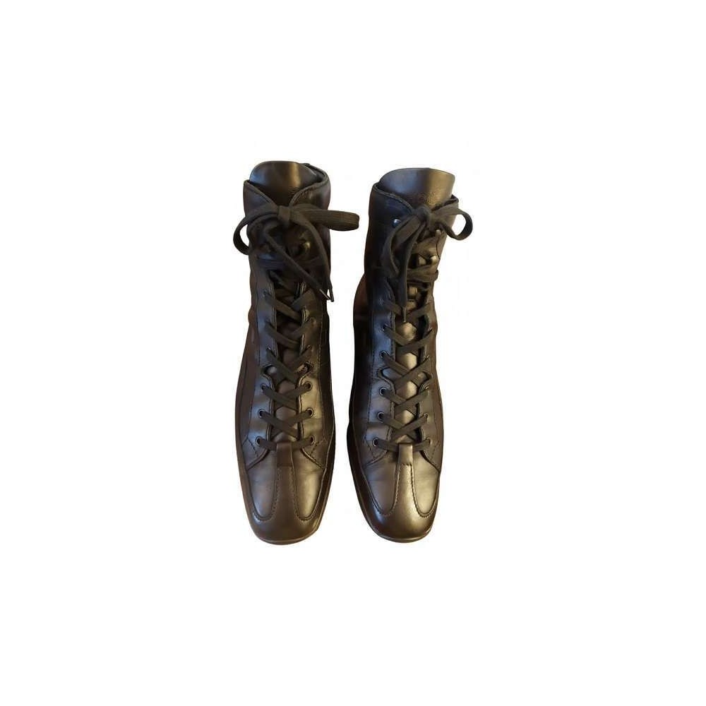 Hogan - Stivaletti glamour da donna in vera pelle nera - Italianfashionglam Hogan - Stivaletti glamour da donna in vera pelle nera - Italianfashionglam