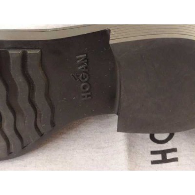 Hogan - Stivaletti da donna alla caviglia in pelle grigia - Italianfashionglam