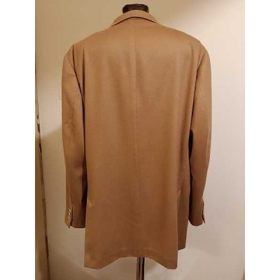 Agnona - Giacca da uomo in lana cashmere color cammello - Italianfashionglam