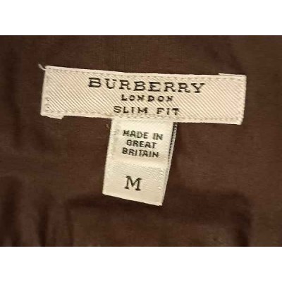 Burberry - Camicia glam uomo in cotone verde militare - Italianfashionglam