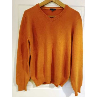 Marina Yachting - Pullover glam uomo in lana merino orange - Italianfashionglam