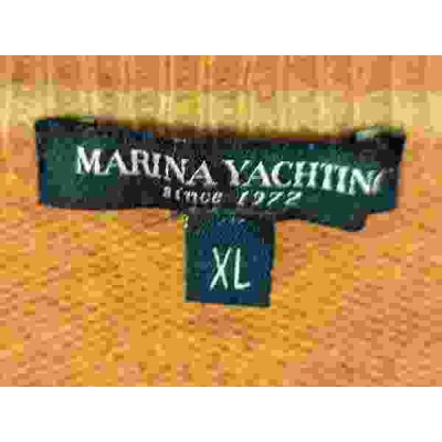Marina Yachting - Pullover glam uomo in lana merino orange - Italianfashionglam