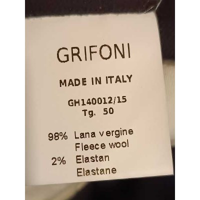 Mauro Grifoni - Pantalone da uomo skinny in lana nero - Italianfashionglam