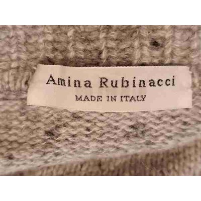 Amina Rubinacci - Cardigan da donna in cashmere grigio - Italianfashionglam