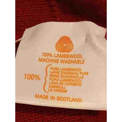 Pringle of Scotland - Pullover da uomo in lana rosso - Italianfashionglam