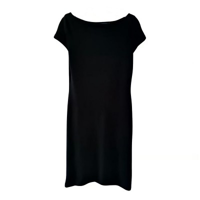 Ralph Lauren - Tubino glam in maglia di lana merino nero - Italianfashionglam