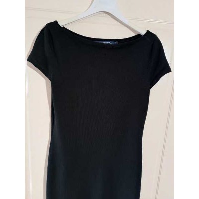 Ralph Lauren - Tubino glam in maglia di lana merino nero - Italianfashionglam