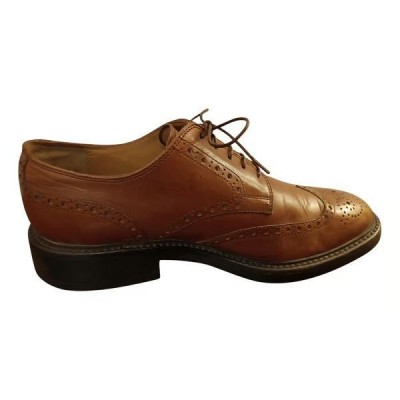 Tod's - Scarpe brogue chic da uomo in pelle color cuoio - Italianfashionglam