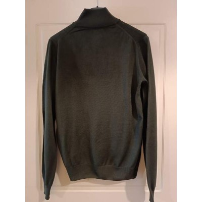 Tommy Hilfiger - Cardigan glam da uomo in lana verde - Italianfashionglam