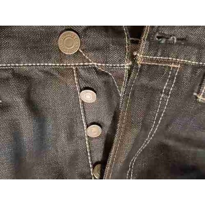 Levi Strauss - Blue jeans glam uomo in cotone mod.501 - Italianfashionglam