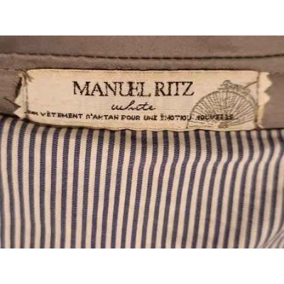 Manuel Ritz - Giacca da uomo in cotone grigio chiaro - Italianfashionglam