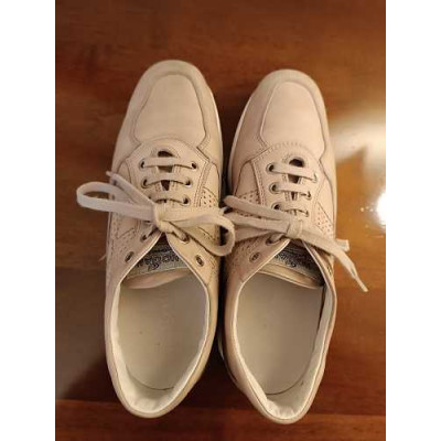 Hogan Interactive sneakers donna in pelle color cipria Materiale Vera pelle Italiana 100 Colori Cipria Taglia 37
