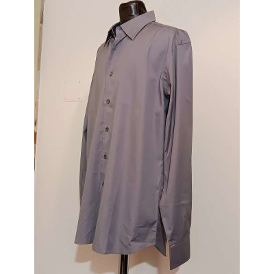 Prada - Camicia luxury uomo in puro cotone color grigio - Italianfashionglam