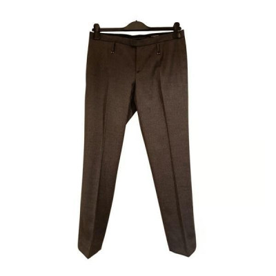 Costume National - Pantalone glam uomo in lana grigio - Italianfashionglam