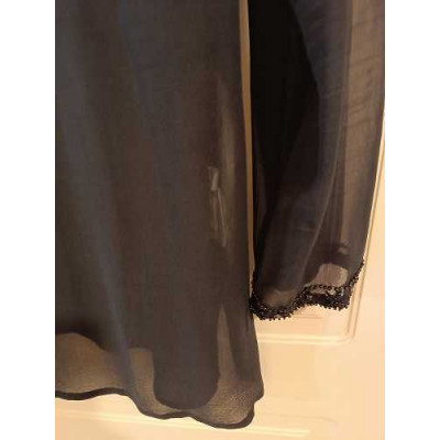 Laltramoda - Blusa chic in seta color nero con perline - Italianfashionglam