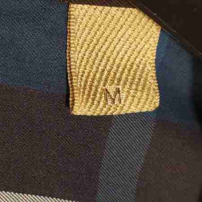 Burberry - Camicia glam da uomo in cotone check blu - Italianfashionglam