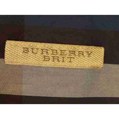 Burberry - Camicia glam da uomo in cotone check blu - Italianfashionglam