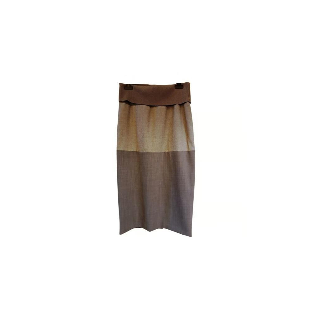 Peserico - Gonna pencil skirt in cashmere color grigio - Italianfashionglam Peserico - Gonna pencil skirt in cashmere color grigio - Italianfashionglam