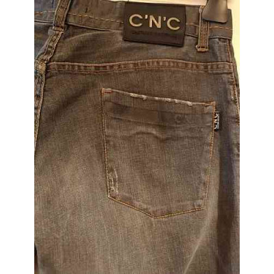 Costume National - Jeans da uomo in cotone denim grigio - Italianfashionglam
