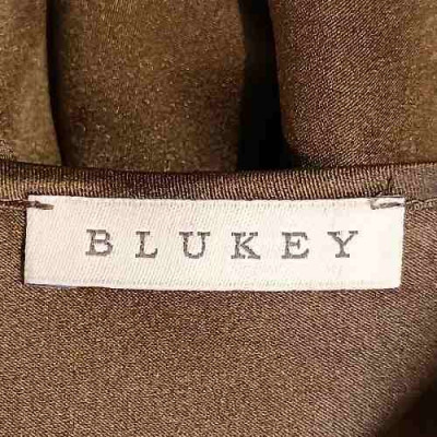 Blukey - Blusa in seta ed elastan color verde militare - Italianfashionglam