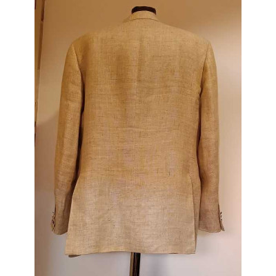 Aquascutum - Giacca fashion da uomo in lino color beige - Italianfashionglam