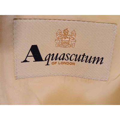 Aquascutum - Giacca fashion da uomo in lino color beige - Italianfashionglam