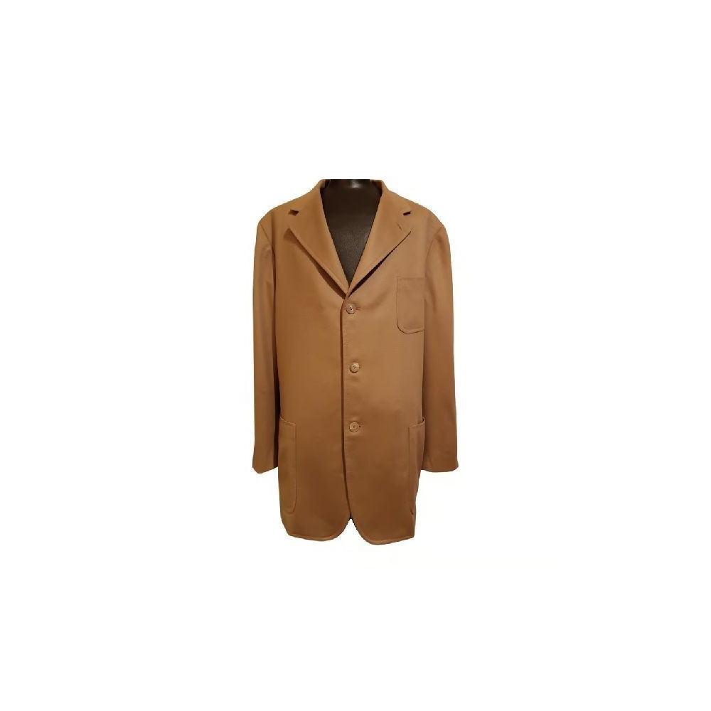Agnona - Giacca da uomo in lana cashmere color cammello - Italianfashionglam Agnona - Giacca da uomo in lana cashmere color cammello - Italianfashionglam