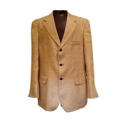 Aquascutum - Giacca fashion da uomo in lino color beige - Italianfashionglam