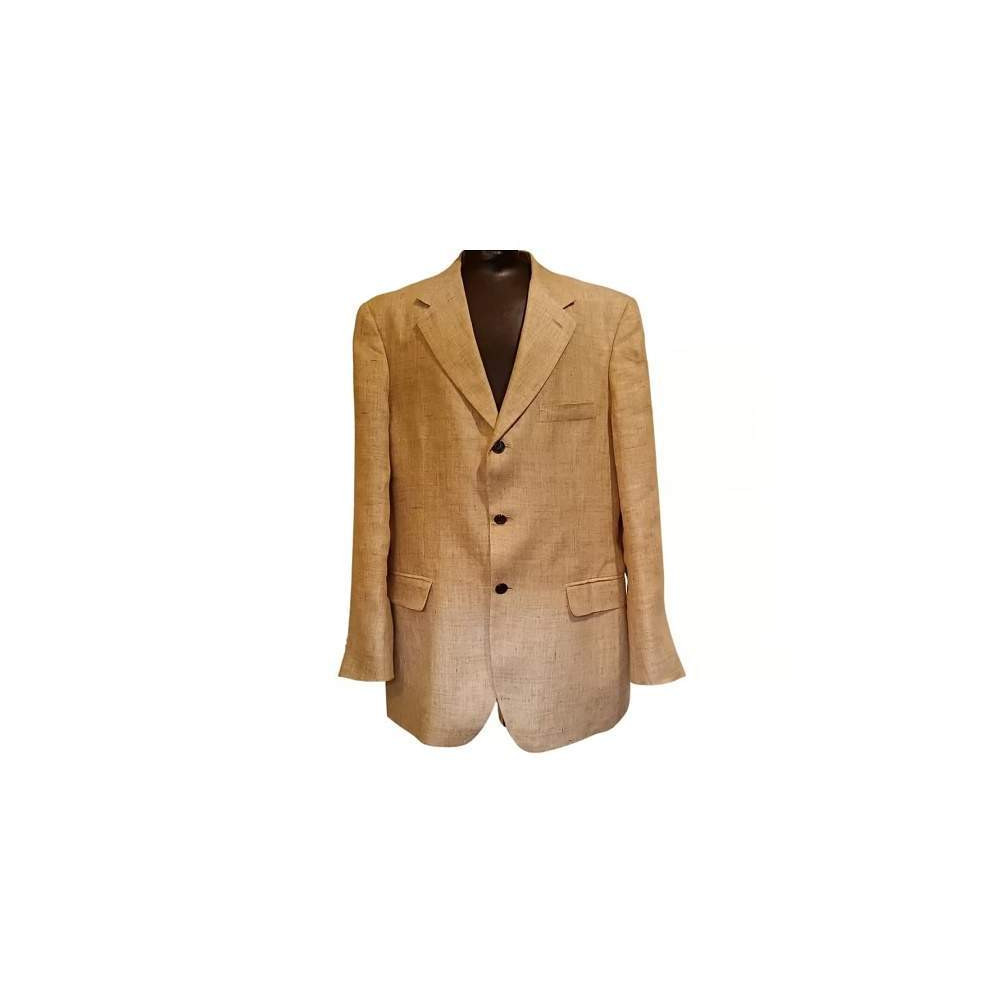 Aquascutum - Giacca fashion da uomo in lino color beige - Italianfashionglam Aquascutum - Giacca fashion da uomo in lino color beige - Italianfashionglam