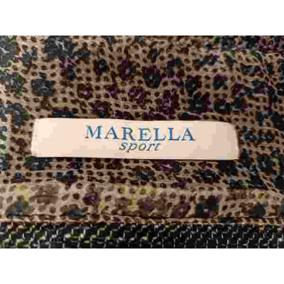 Marella - Giacca corta da donna in cotone e seta beige - Italianfashionglam