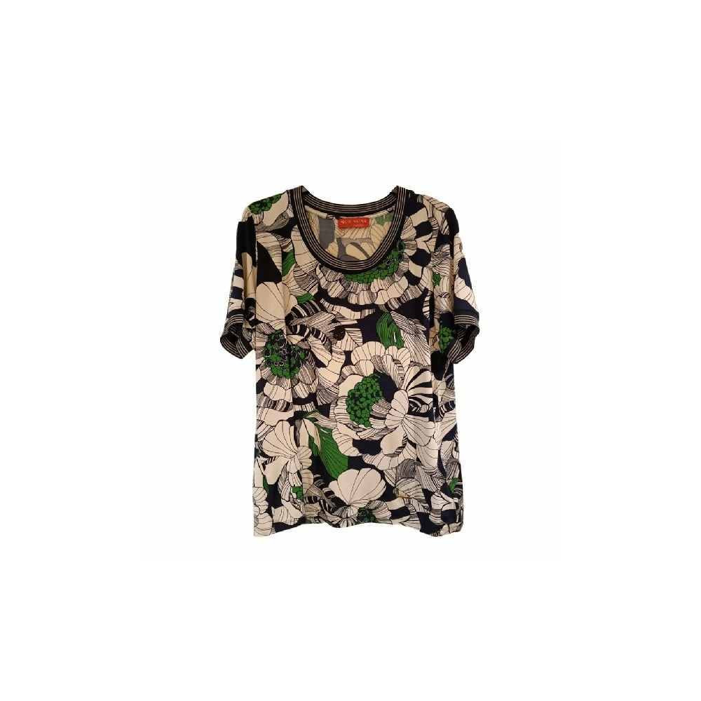 Krizia - Maglia da donna in viscosa a fantasia floreale - Italianfashionglam Krizia - Maglia da donna in viscosa a fantasia floreale - Italianfashionglam