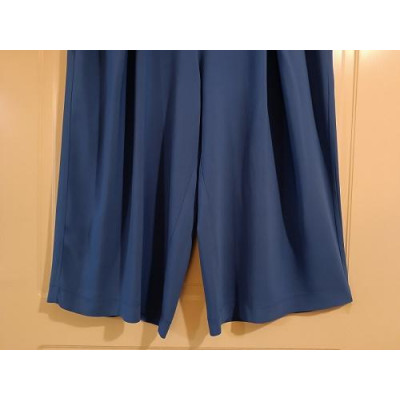 Pinko - Gonna pantalone glam in viscosa color azzurro - Italianfashionglam