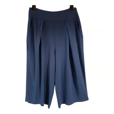 Pinko - Gonna pantalone glam in viscosa color azzurro - Italianfashionglam